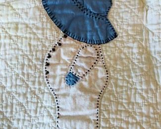 Sun bonnet babies hand made quilt