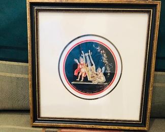 Beautiful Pompei signed watercolor