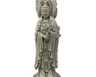 Three-Sided Kwan-Yin Goddess Statue