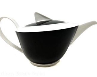 Villeroy & Boch Wonderful World Black Teapot #1748 NEW