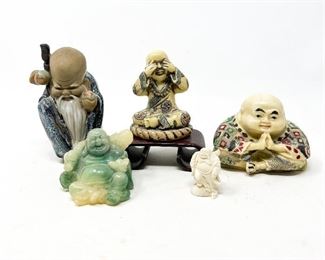 Collection Of 5 Buddhas