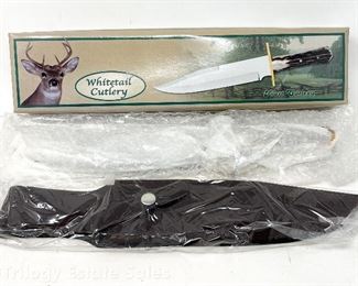 Whitetail Cutlery 14.25" Stag Handle Knife WT-121