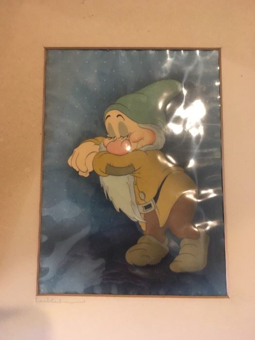 1937 Original Disney Cel