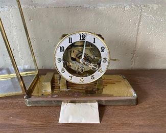 German Cuckoo Chime Mantle Key Wind Clock                                         