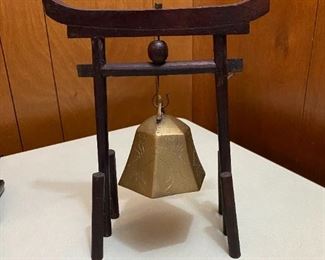 Small brass announcement bell