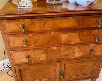 antique seven drawer chest