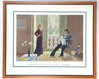 David Hockney Tate Gallery Poster