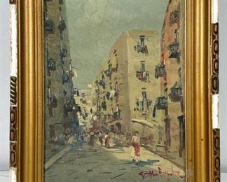 Original Vintage Oil Painting on Canvas. Signed