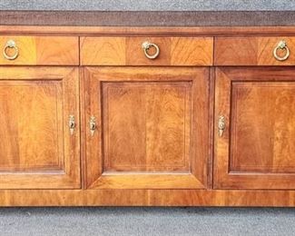 20th C Baker Furniture Side Board Credenza Biedermeier Style 
