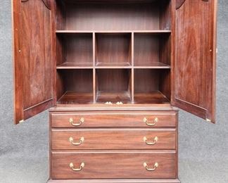 1996 Henkel Harris Tall Chest Bachelor Chest Wardrobe Winchester VA