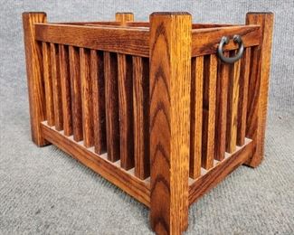Mission Arts & Crafts Magazine Rack Holder
