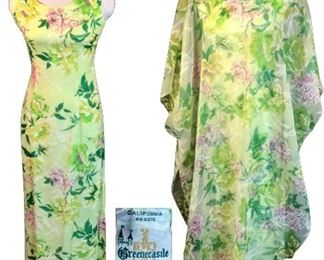 Vintage 2 pc Greencastle Floral Set 