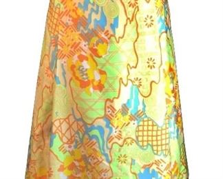 Vintage Printed Skirt 
