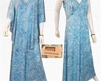 Vintage 2 pc Printed Maxi 