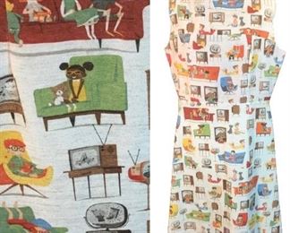 Vintage Novelty Print Shift 