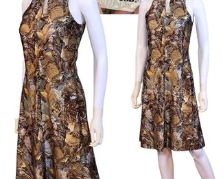 Vintage Printed Toni Todd Dress 