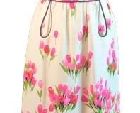 Beautiful Vintage Floral Print Dress 