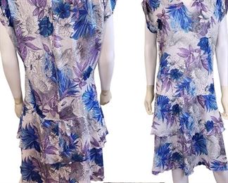 Vintage Print Dress made in England 