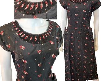 Vintage 50s Dress with Matching Jacket 