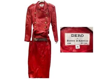 Vintage 80s Leather Suit 