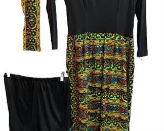 Vintage Hostess Set with Hot Pants and belt 