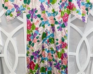 Vtg colorful lounging robe 