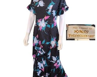 Kimos Polynesian Shop Vintage Dress 