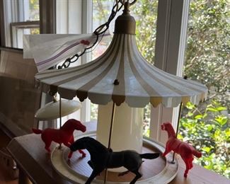 sweet carousel light fixture