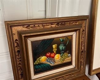 framed still life