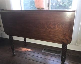 $150- Drop Leaf Table- Smaller one but older- ~4'5 long when extended.