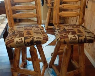4 very sturdy bar height stools