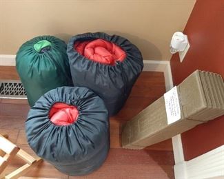 Quite a bit of camping equipment