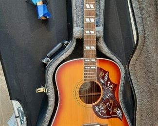 Hummingbird guitar and hard case