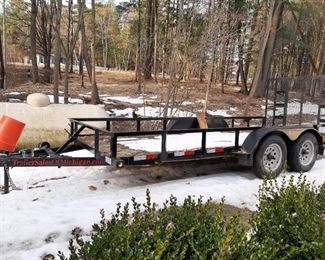 20 x 8 foot trailer in good condition