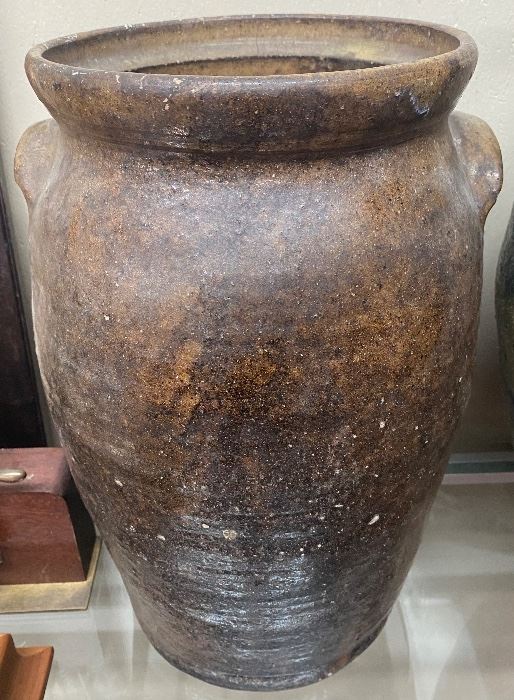 Catawba Valley Storage Jar with Some Handle and Rim Damage