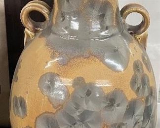 Large Phil Morgan Crystalline Vase