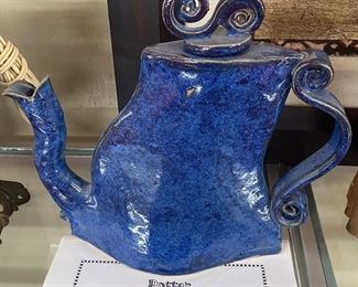 Abstract Mary Holden-Hall Pottery Pitcher