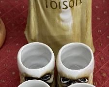 Skeleton/Skull Themed Liquor Decanter and Glasses