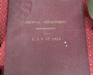 U.S.S. St. Paul Medical Book