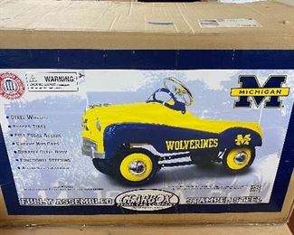 Michigan Wolverines Pedal Car (Sealed)