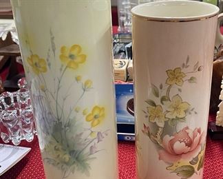 Royal Worcester Palissy Vases