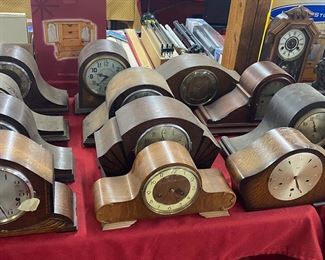 Mantle Clocks (Assorted Cases and Parts)