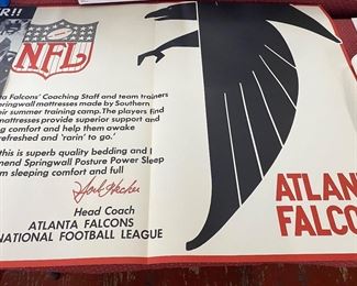 Southern Comfort Atlanta Falcons Advertising Poster