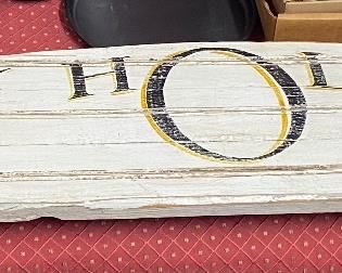 Wooden Happy Holidays Wall Hanging