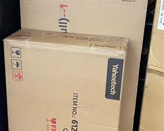 Full Size Black Bed Frame in Boxes