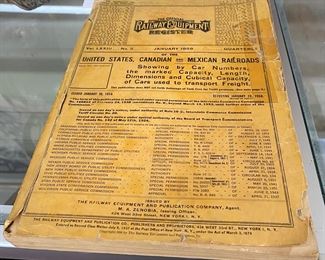1958 Railway Equipment Register