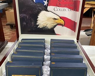 U.S. 50 State Quarter Collection in Display Box