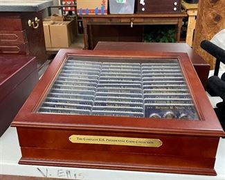 The Complete Set of U.S. Presidents Coin Collection in Display Box