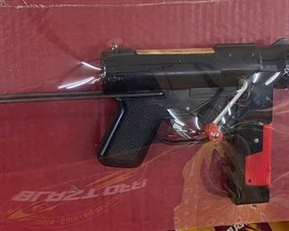 Vintage Mattel Crank Wind Tommy Gun (Works)