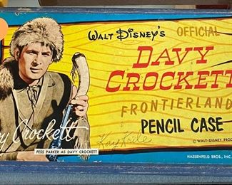 Walt Disney's Davy Crockett Pencil Case